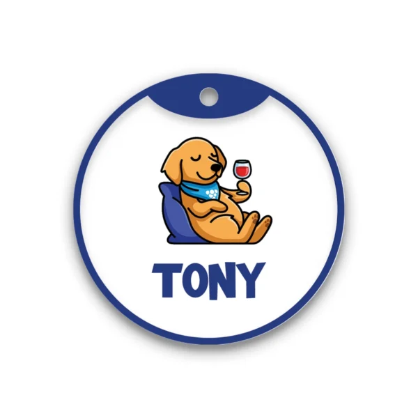 Customized Dog Id Tags - Cartoon Style - Image 4