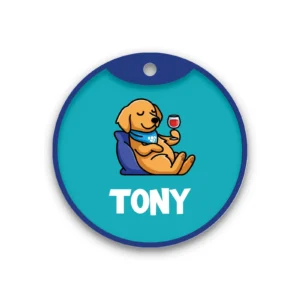 Customized Dog Id Tags - Cartoon Style