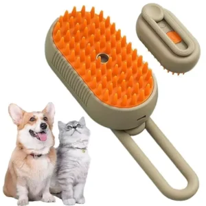 Steam Brush for Cats and Dogs | Grooming Brush